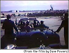 Frame from Dave Powers Film